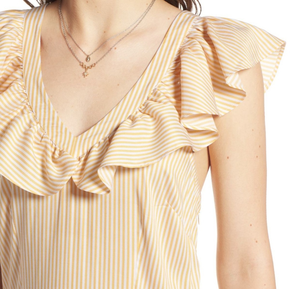 Treasure & Bond Linen Ruffle Dress - Picture 2 of 4